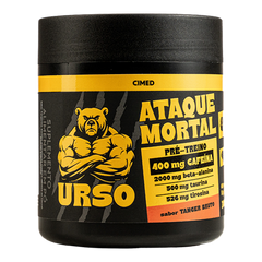Pré-Treino URSO ATAQUE MORTAL 400 mg de Cafeína – Tanger Bruto (300 g)-1