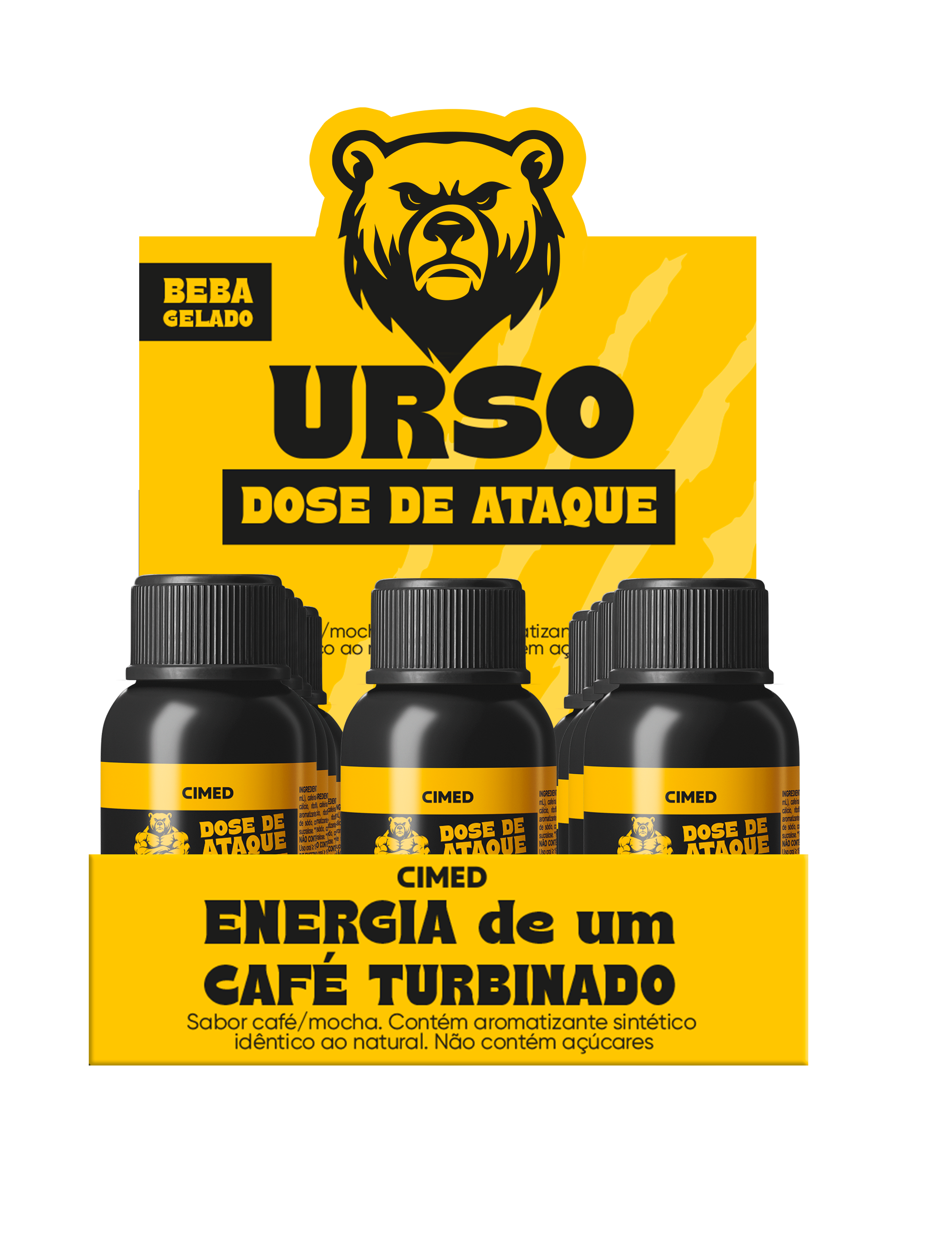 Shot Energético sabor Café/Mocha (Display 12 × 60 mL)-1