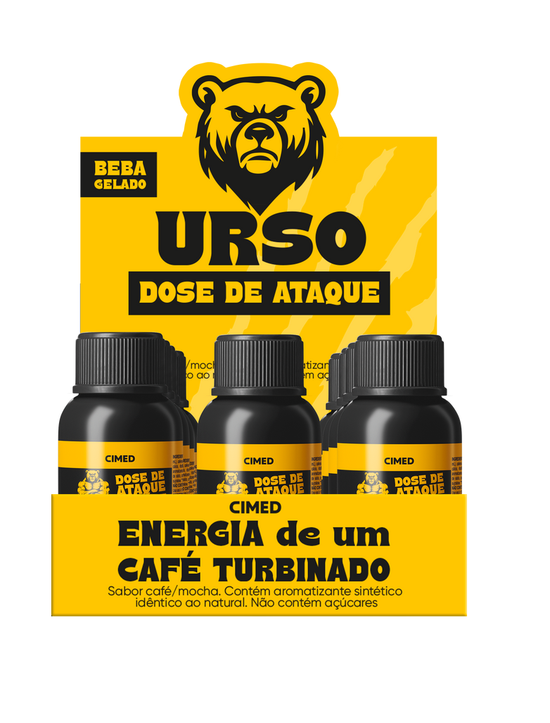 Shot Energético sabor Café/Mocha (Display 12 × 60 mL)